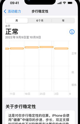 龙子湖iPhone手机维修如何在iPhone开启'步行稳定性通知'