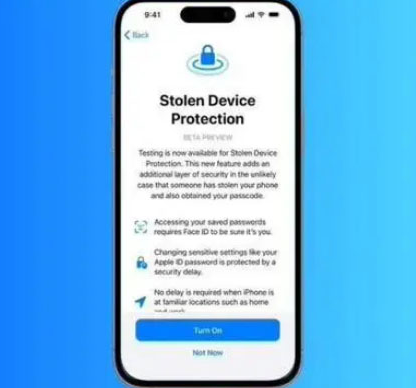 龙子湖苹果授权维修店分享被盗设备保护功能开启方法 