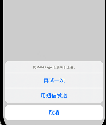 龙子湖apple维修iPhone上无法正常发送iMessage信息