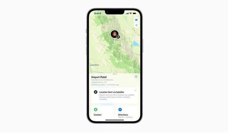 龙子湖苹果14维修分享iPhone14系列中 FindMy功能通过卫星分享位置方法教程 