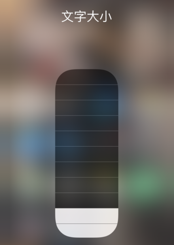 龙子湖苹果手机维修分享小技巧：在 iPhone 控制中心快速调节字体大小 