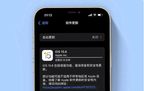 龙子湖苹果手机维修分享iOS 15.6续航怎么样 