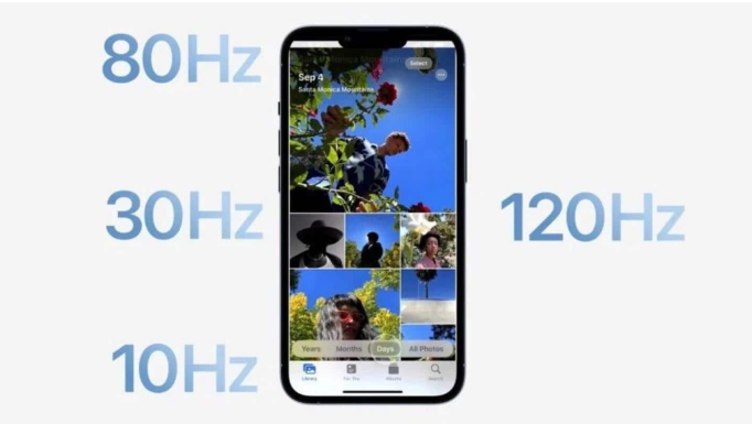 龙子湖苹果14维修分享iPhone 14有高刷吗 