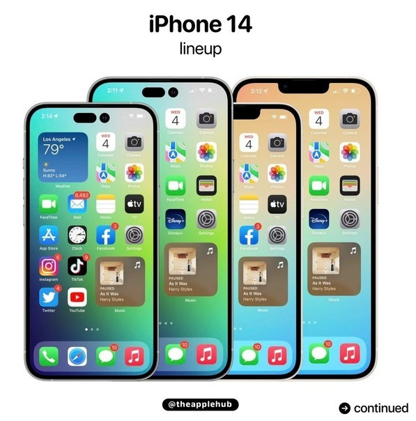 龙子湖苹果14维修分享iPhone 14全家福 